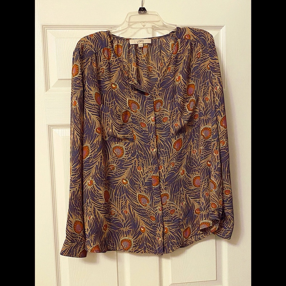 SOLD 🚫 Peacock blouse